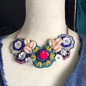 Shell and beaded necklace